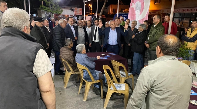 Millet ittifak üyelerinin mahalle ziyaretine başkan Dutlulu'da katıldı