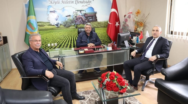 Müdür Öztürk'ten başkan Okur'a ziyaret
