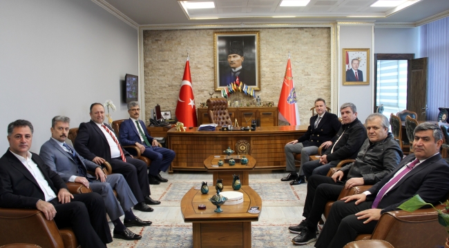 Müdürler Gezer'i ziyaret etti