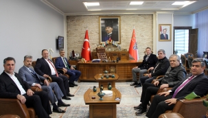 Müdürler Gezer'i ziyaret etti