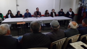 Sarıgöl'de CHP 10 mahallede seçim toplantısı yaptı