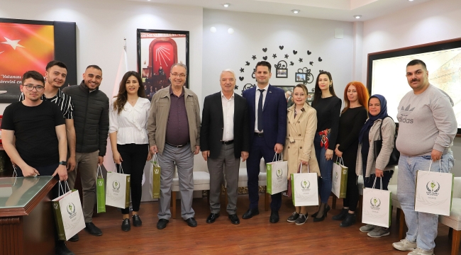 Saruhanlı belediyesinde bayramlaşma