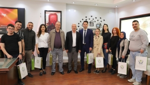 Saruhanlı belediyesinde bayramlaşma