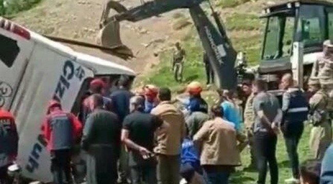 Şırnak'ta askerleri taşıyan otobüs devrildi: 2 şehit, 45 yaralı