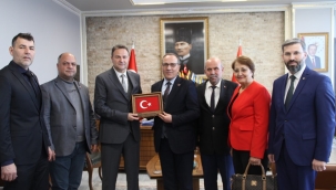 STK yöneticileri müdür Gezer'i ziyaret etti.