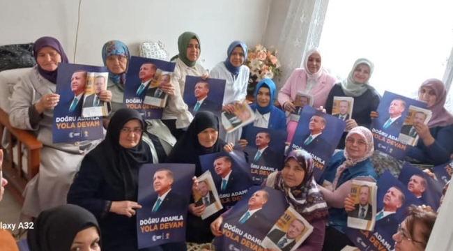 AKP'li kadınlardan'çat kapı'ev ziyaretleri