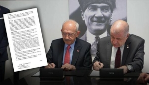 Anlaşma imzalanda,destek açıklaması geldi