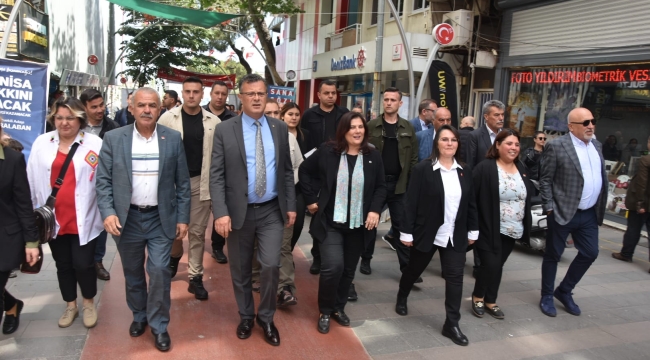 Aydın belediye başkanı Çerçioğlu Alaşehir'de