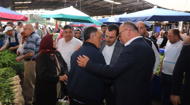 Başkan Akın çalışmaları denetledi