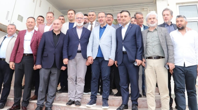 Oda başkanları ve AKP'lilerden borsa ziyareti