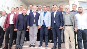 Oda başkanları ve AKP'lilerden borsa ziyareti