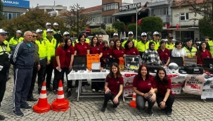 Bilgilendirme çalışmalarına kaymakam Sağlam'da katıldı