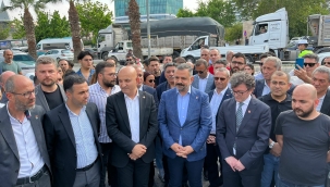 CHP'den AKP il başkanlığına siyah çelenk