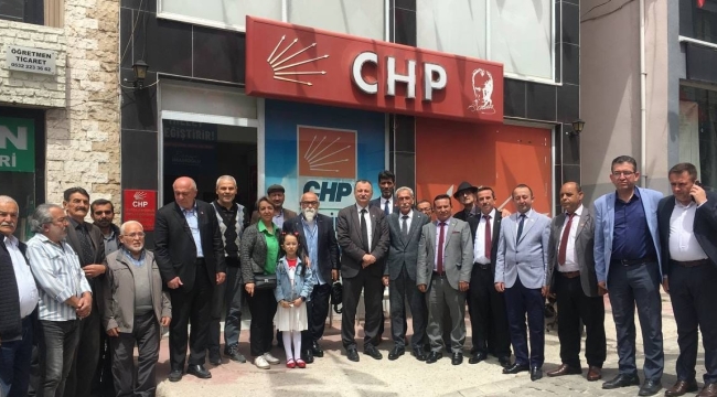 CHP'li balaban Demirci'de esnafları ziyaret etti