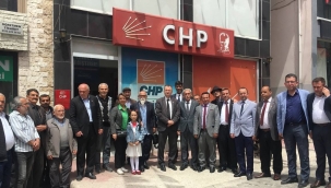 CHP'li balaban Demirci'de esnafları ziyaret etti