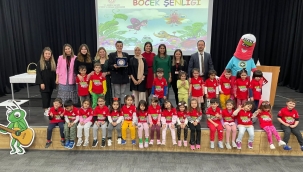 Çocuklara böcekleri seviyorum, doğayı koruyorum eğitimi