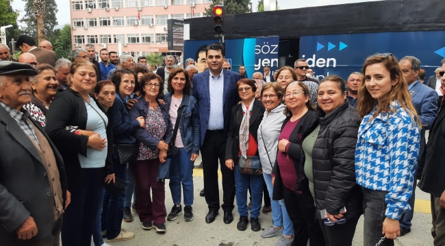 DP lideri Sarıgöl'de hükümete yüklendi