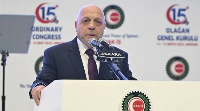 Hak-İş'te Aslan yeniden başkan