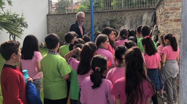 Kentin tarihini öğrenmek isteyen öğrenciler kent müzesine akın etti