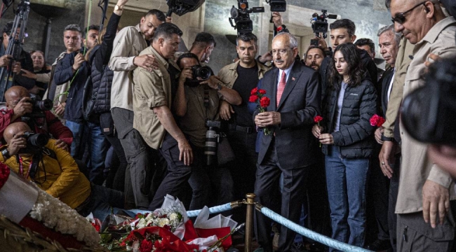 Kılıçdaroğlu Ata'nın huzuruna çıktı