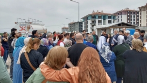 Manisa'da TOKİ protesto edildi