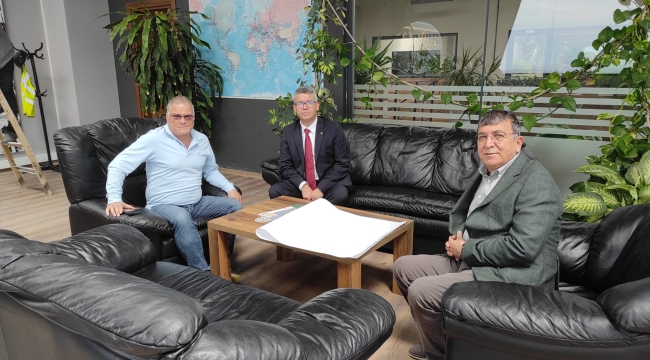 OSB yönetiminden geçmış olsun ziyareti