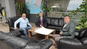 OSB yönetiminden geçmış olsun ziyareti