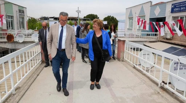 Seçim çalışmalarına Gaziemir belediye başkanı Arda'da katıldı