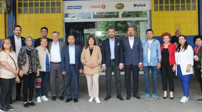 Sunat sanayi esnafını zyaret etti