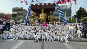 Turgutlu'da sünnet söleni renkli görütülere sahne oldu