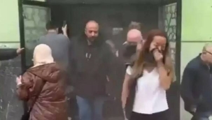 Üsküdar'da oy kullanılan lisede yangın