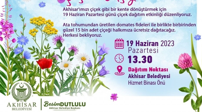 Akhisar'da evler çiçek açacak