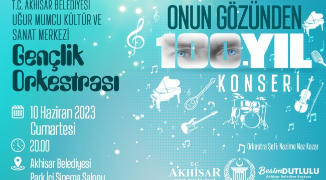 Akhisar'da gençlik konsreri