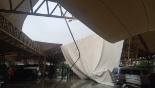 Akhisar'ı sel vurdu,MASKİ seyretti