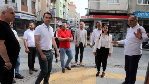 Başkan Akın,geri kazanılan alanlarda inceleme yaptı