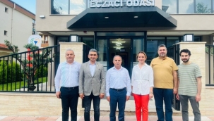 Başkan Akyol eczacılar odasını ziyaret etti