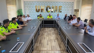 Bayram öncesi sürücülerle trafik toplantısı