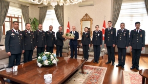 Jandarma teşkilatı'ndan vali Karadeniz'e ziyaret