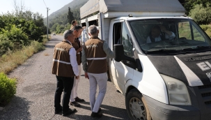 Manisa girişlerinde hastalıklı kurban denetimi