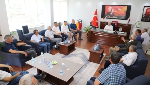 Muhtarlar başkan Bilgin'e mahalle sorunlarını anlattı