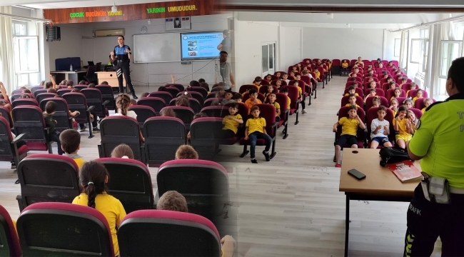 Polisten öğrencilere eğitim desteği