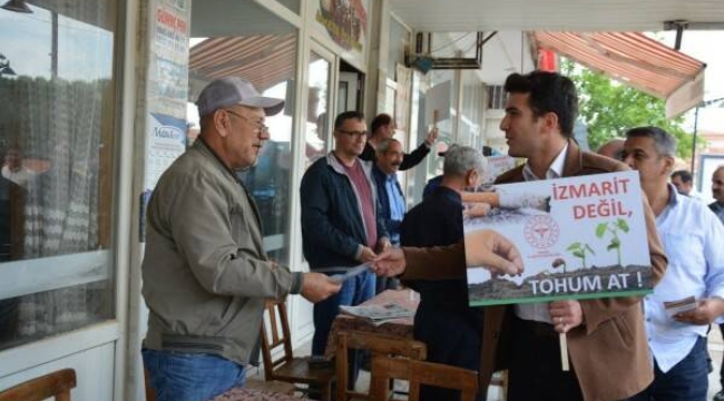 Sarıgöl'de tütün yürüyüşü