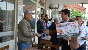 Sarıgöl'de tütün yürüyüşü