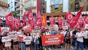 TİP üyeleri 3 kantte Atalay için eyleme çıktı