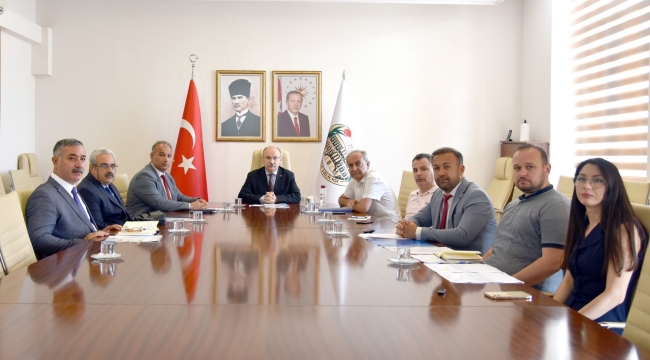 Toplantıda yatırmlar ve projeler ele alındı