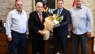 TUTSO Başkanı Aydın müdür Gezer'i ziyaret etti