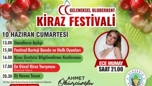 Uluderbent kiraz festival başlıyor