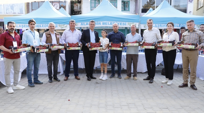 Uluderbente üreticiler arasında kiraz yarışması