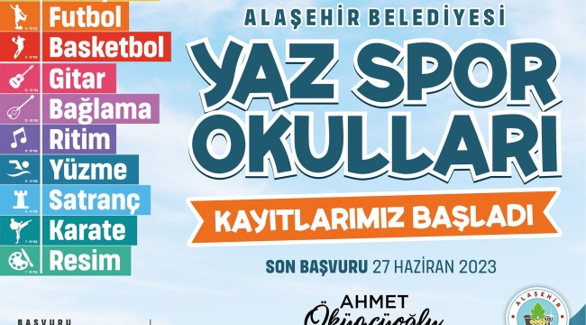 Yaz spor okullarına kayıtlar başladı