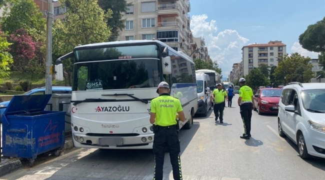 Yolcu taşıyan araçlarda trafik denetimi
